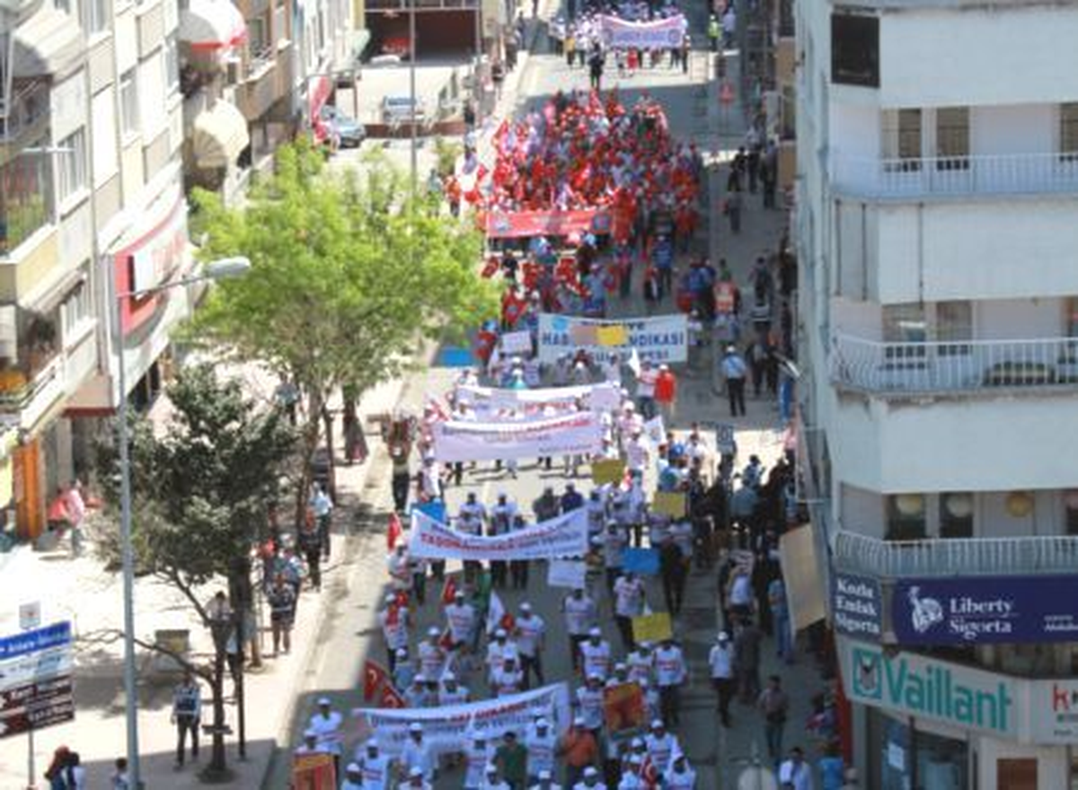 Trabzon\'da 1 Mayıs Coşkusu