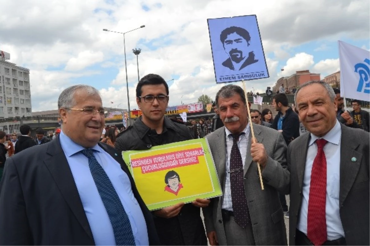 DSP Genel Başkanı Türker, 1 Mayıs Kutlamalarına Katıldı