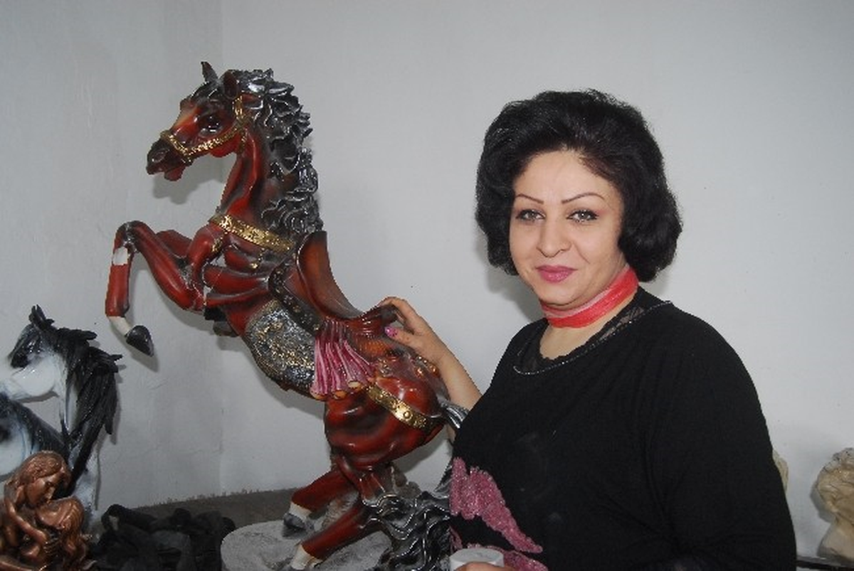 İran\'dan Geldi Düzce\'de Heykel Yapıyor