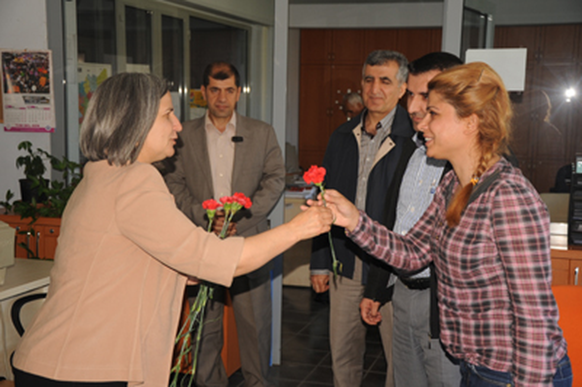 Kışanak ve Anlı Çalışanların 1 Mayıs\'ını Kutladı 