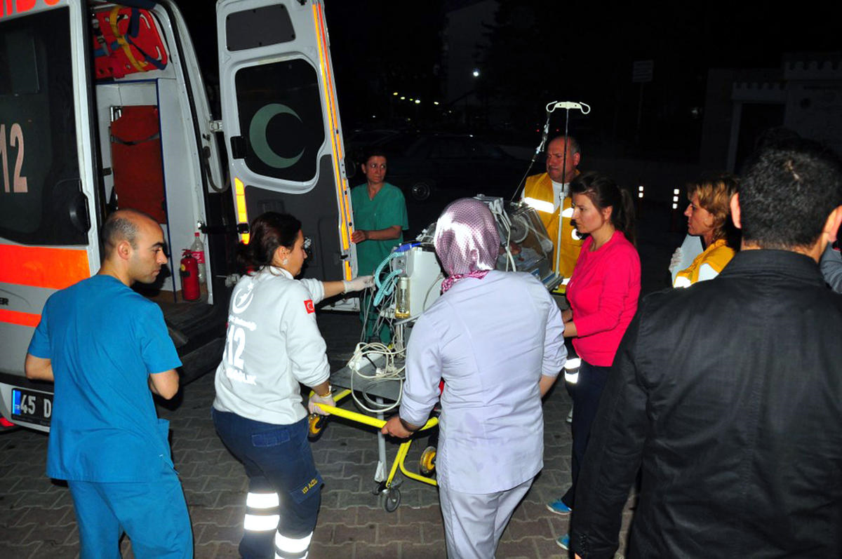 Manisa\'da Yenidoğan Yoğun Bakım Ünitesinde Yangın