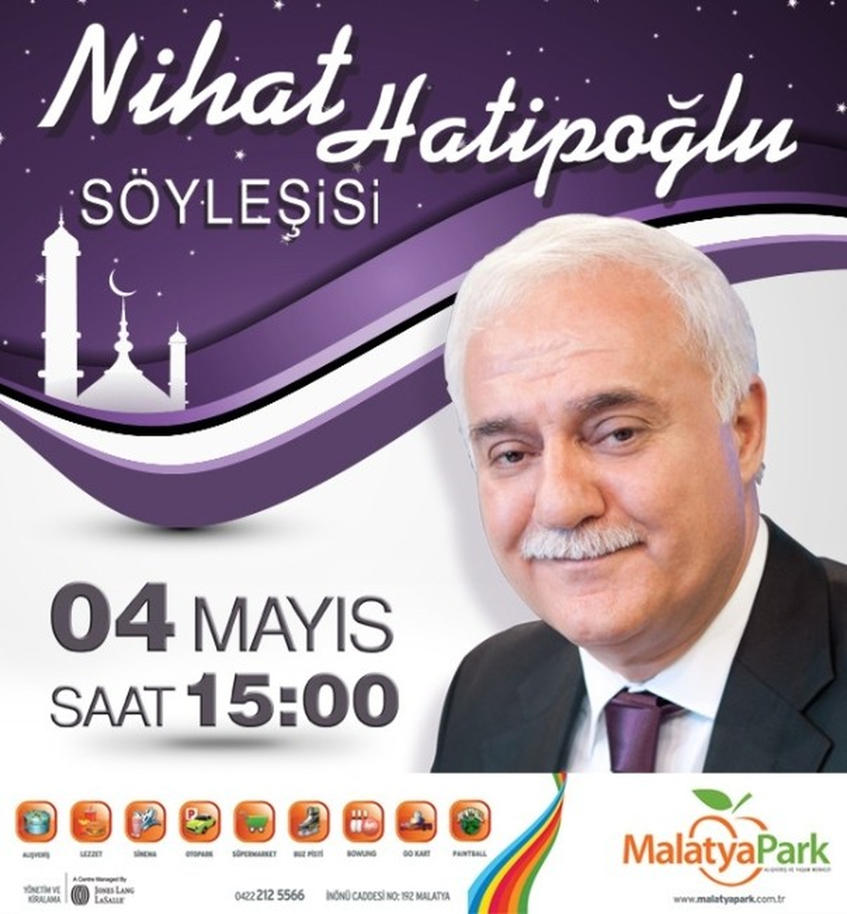 Nihat Hatipoğlu Malatya\'da Sohbette Bulunacak