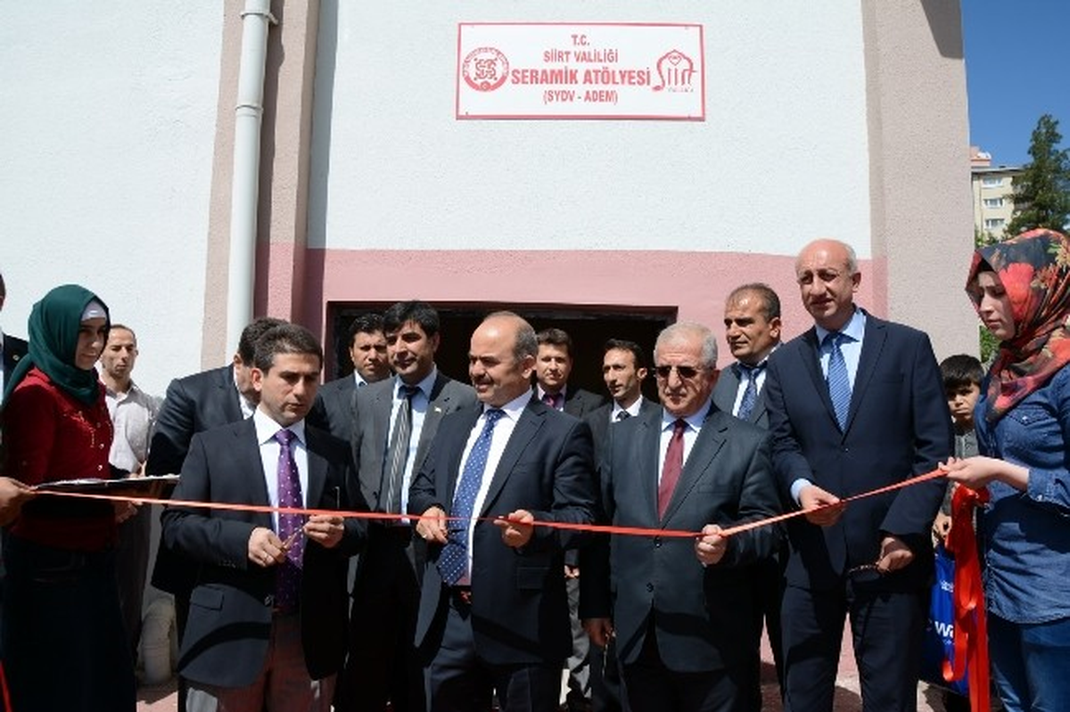 Siirt\'te Seramik Atölyesi Hizmete Girdi