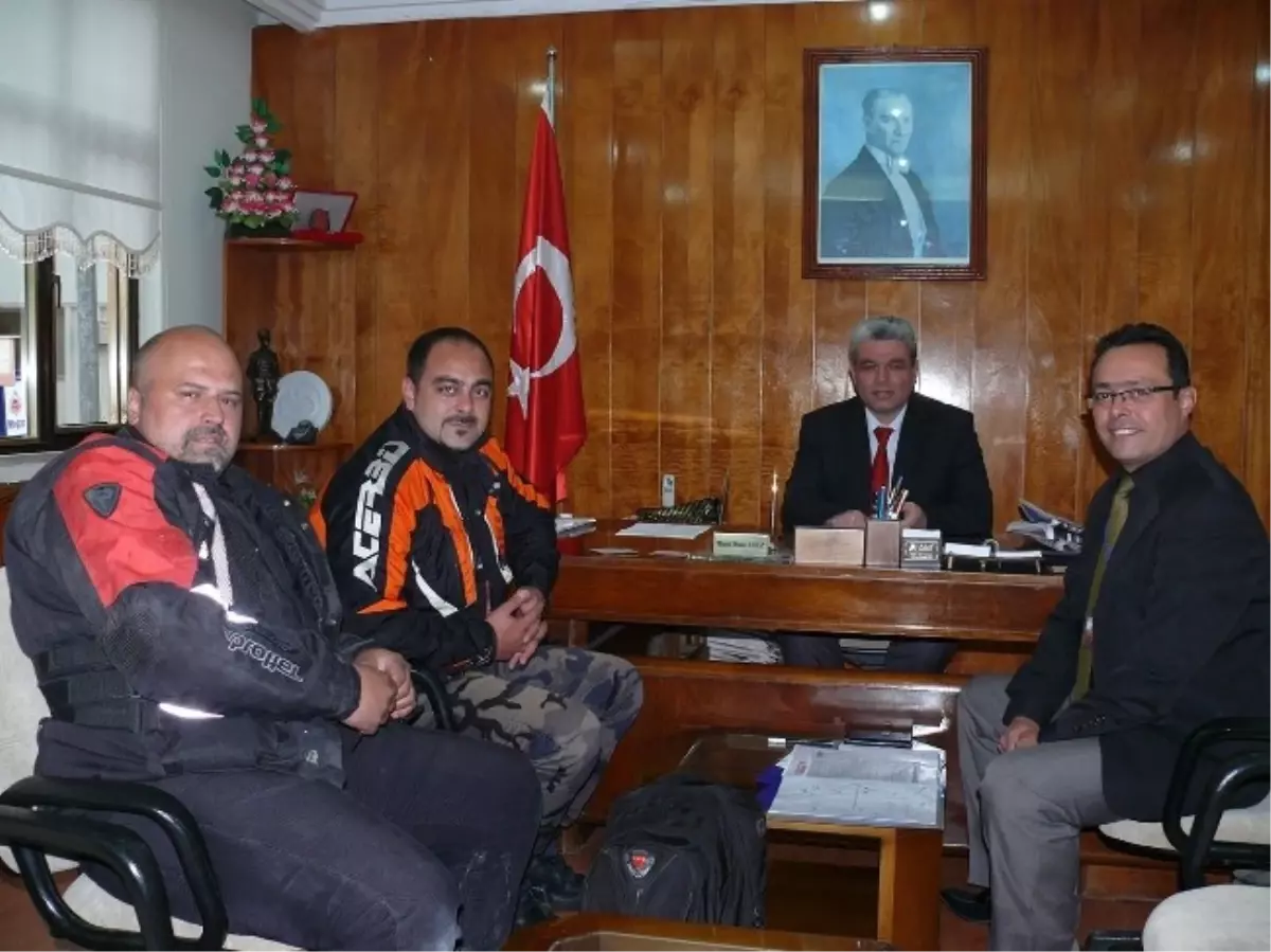 Sinop Motor Sporları Kulübü Başkanı Şen Çatalzeytin\'e Geldi