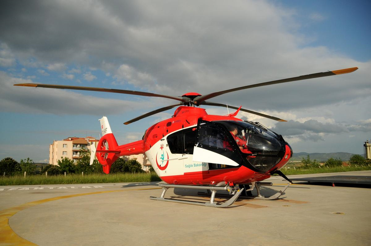 Yeni Ambulans Helikoper Çanakkale\'ye Ulaştı