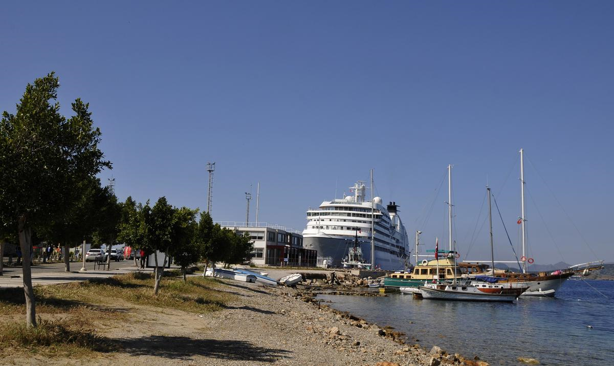 Bodrum\'da Kruvaziyer Turizmi