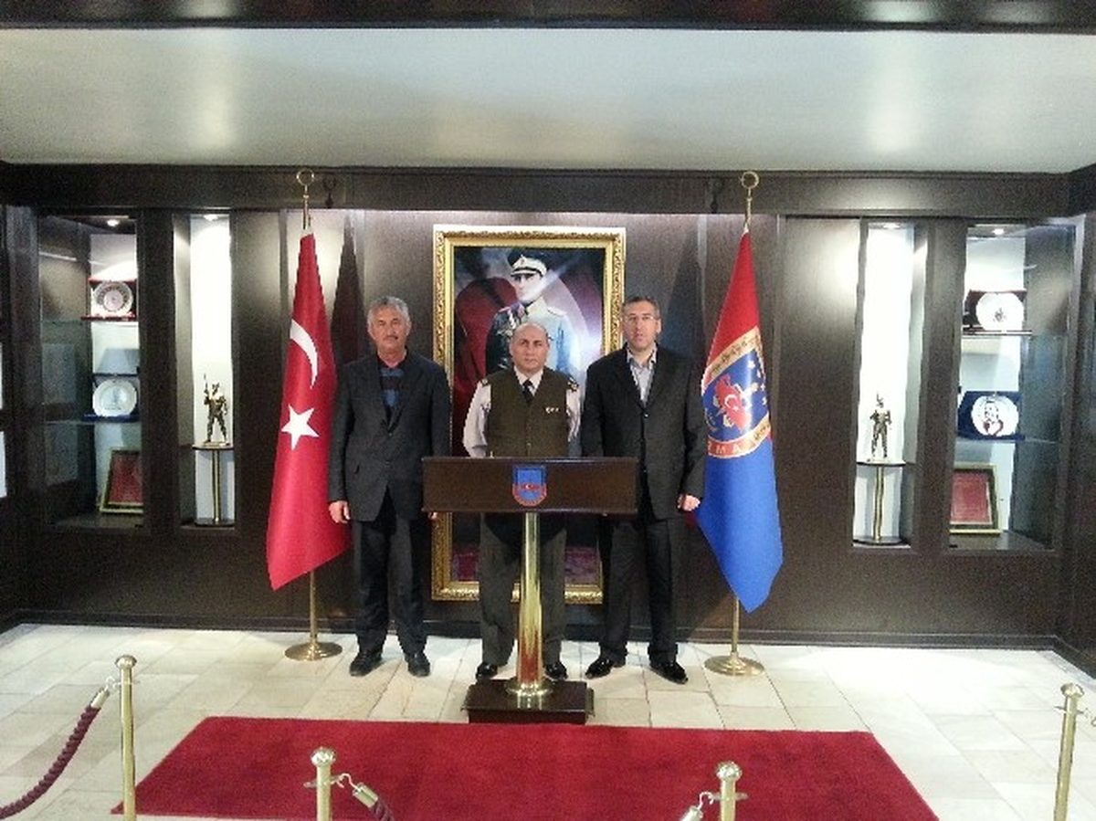 Başkan Güler\'den İl Jandarma Komutanı Albay Özsoy\'a Ziyaret