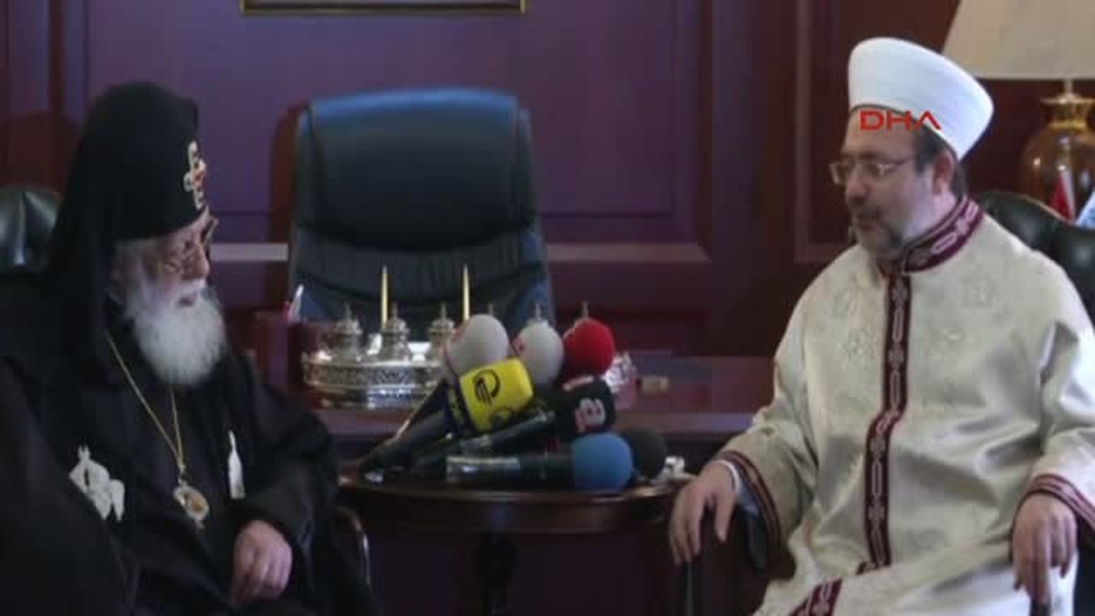 Diyanet İşleri Başkanı Görmez, Gürcistan Ortodoks Kilisesi Patriği Ll. İlia\'yı Kabul Etti