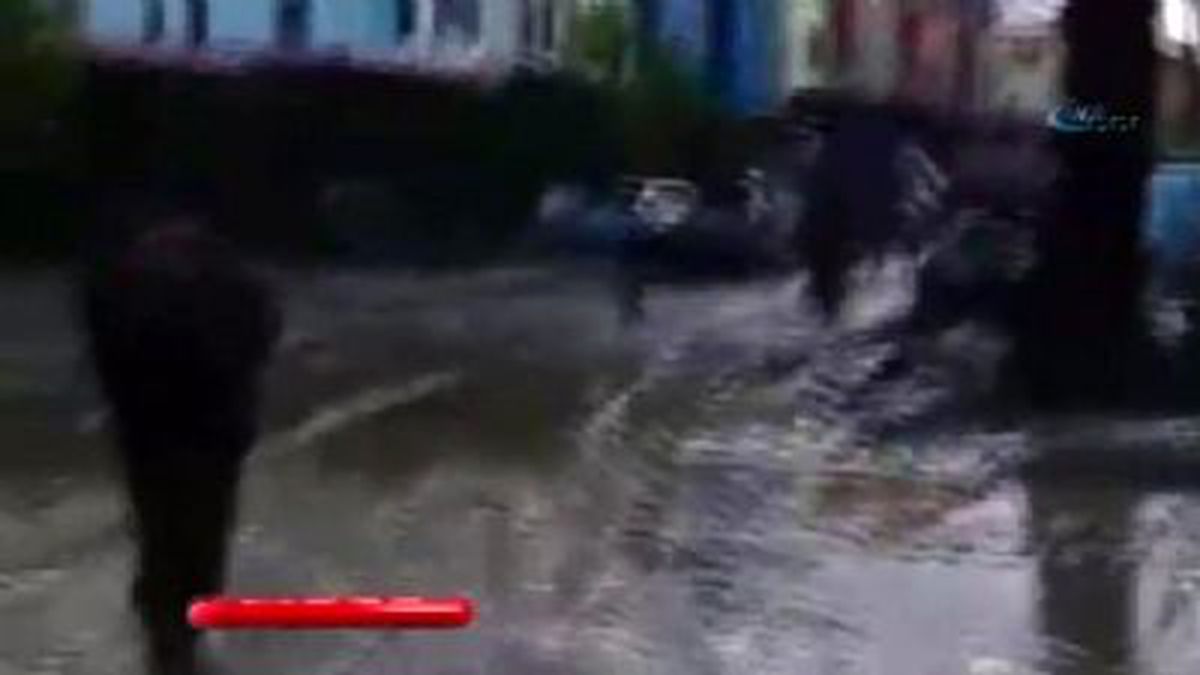 Gökçeada\'da Kuvvetli Yağış