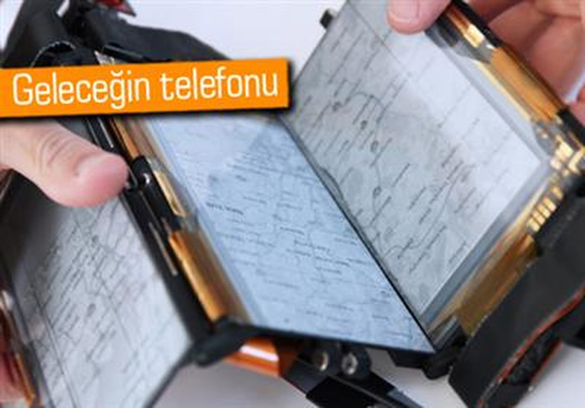 Katlanabilir, Dönüştürülebilir Akıllı Telefon: Paperfold