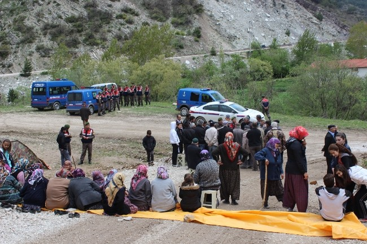Köylülerden Mudurnu Kaymakamına Tepki