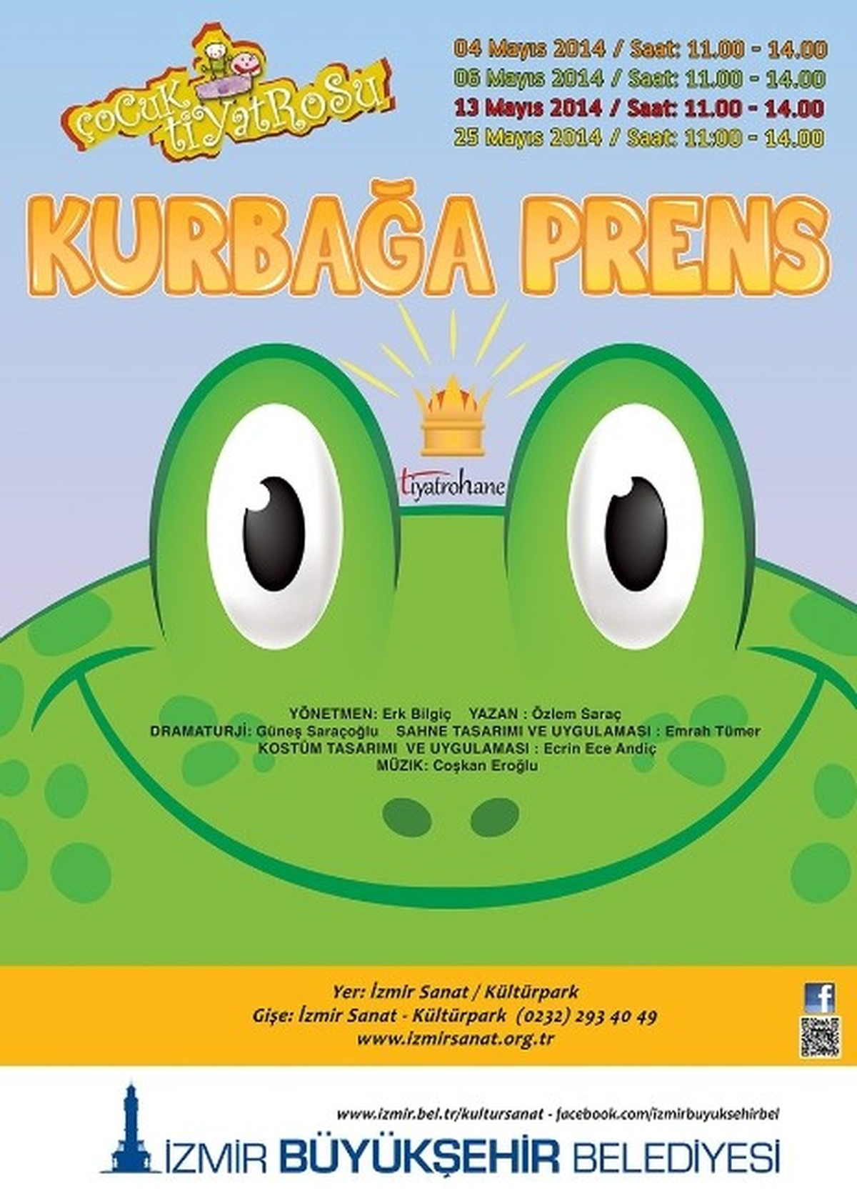 "Kurbağa Prens" İzmir Sanat\'a Geliyor