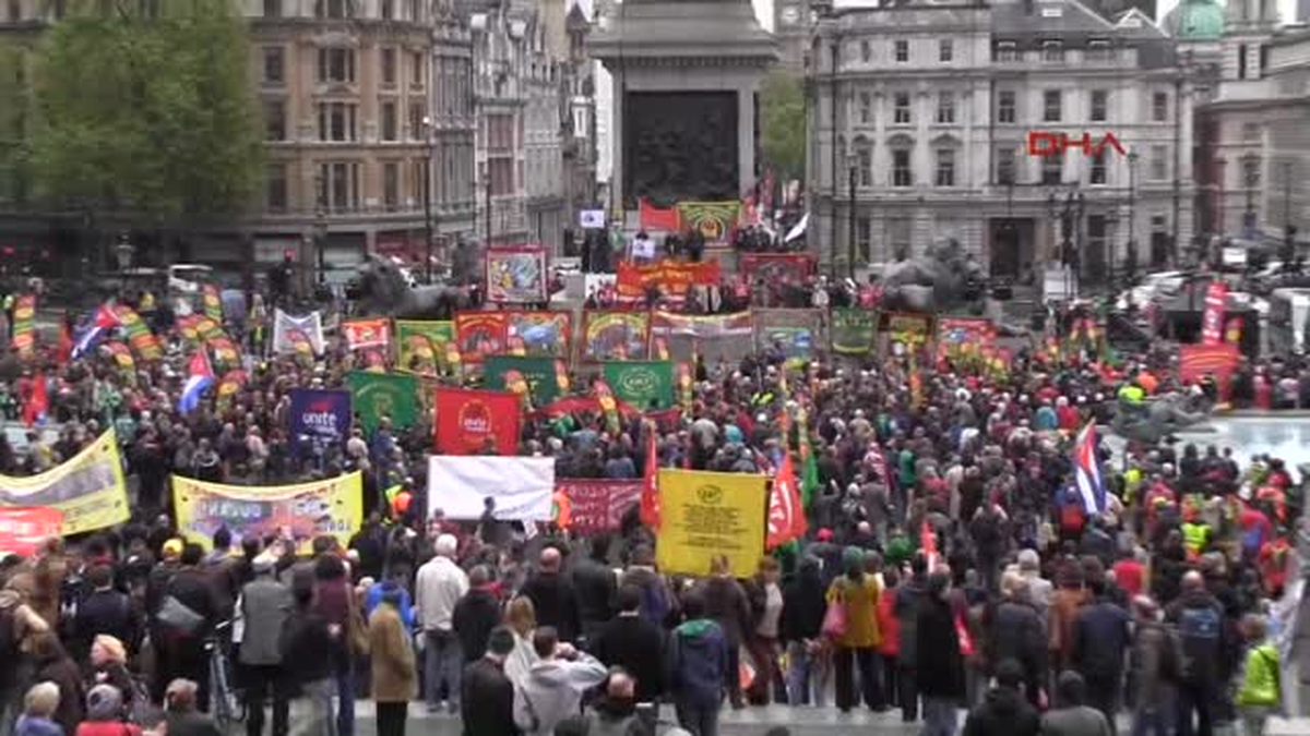 Londra\'da 1 Mayıs Kutlaması
