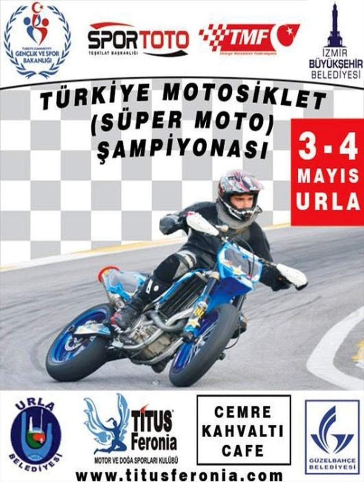 Türkiye Süpermoto Şampiyonası Yarın Urla\'da Başlıyor