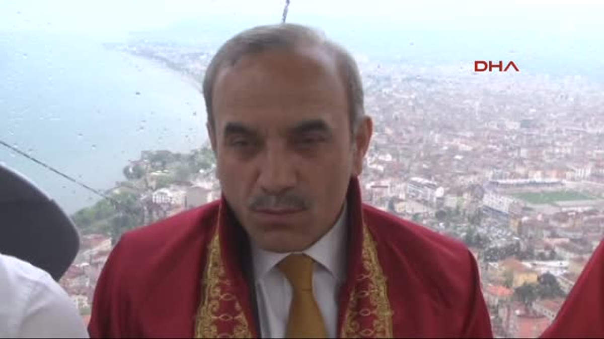 Ordu\'da Teleferikte Nikah Kıydılar