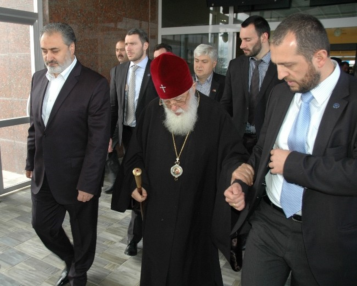 Gürcistan Ortodoks Kilisesi Patriği 2. İlia Erzurum\'da
