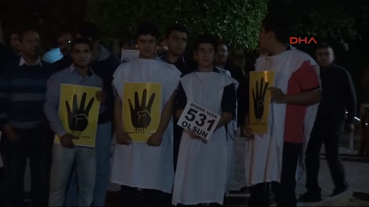 Mısır\'daki İdam Kararlarına Manavgat\'ta Protesto