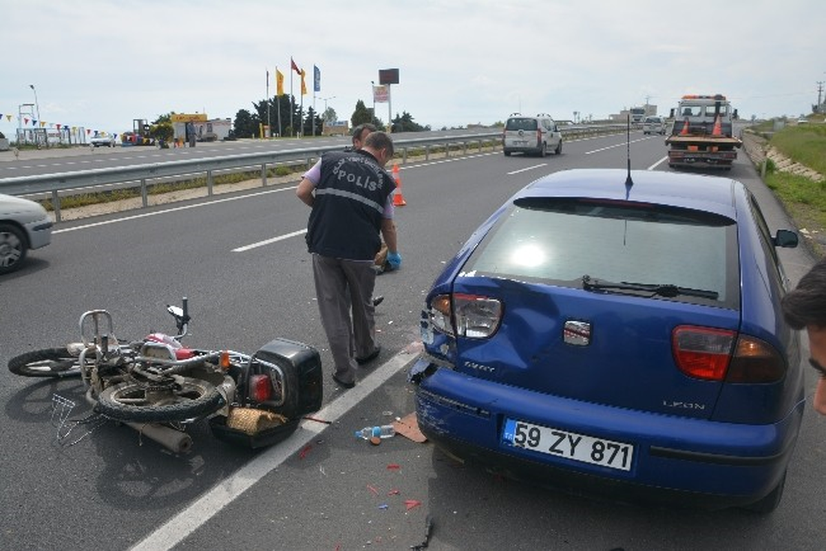 Motosiklet Sürücüsü Hayatını Kaybetti