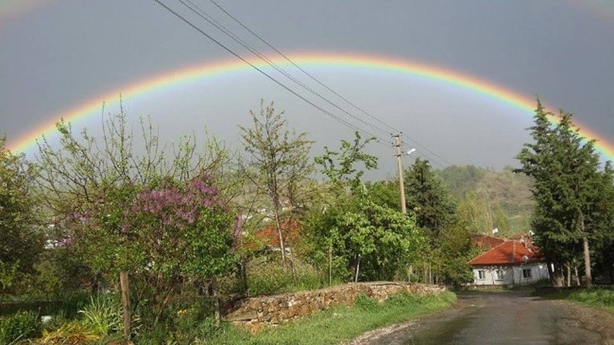 Muhteşem Gökkuşağı Manzarası
