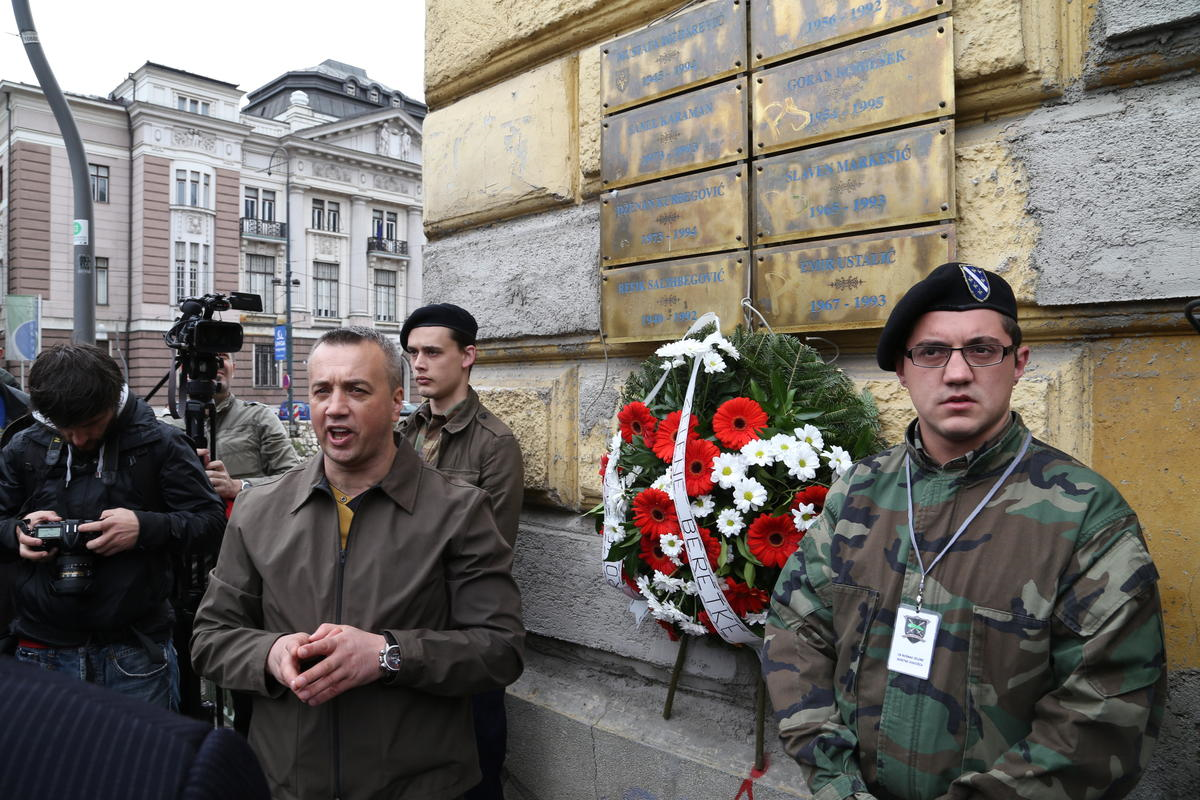 Saraybosna\'da "Dobrovolyaçka Olayı"Nın 22. Yıl Dönümü