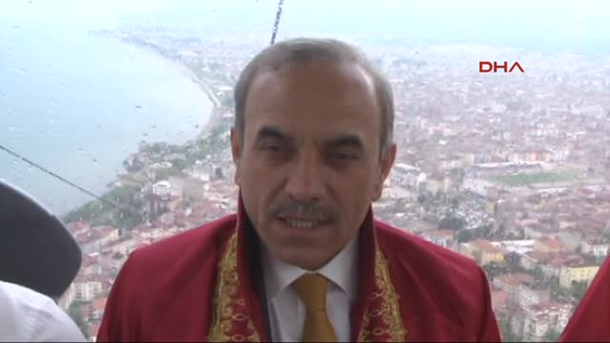 Ordu\'da Teleferikte Nikah Kıydılar