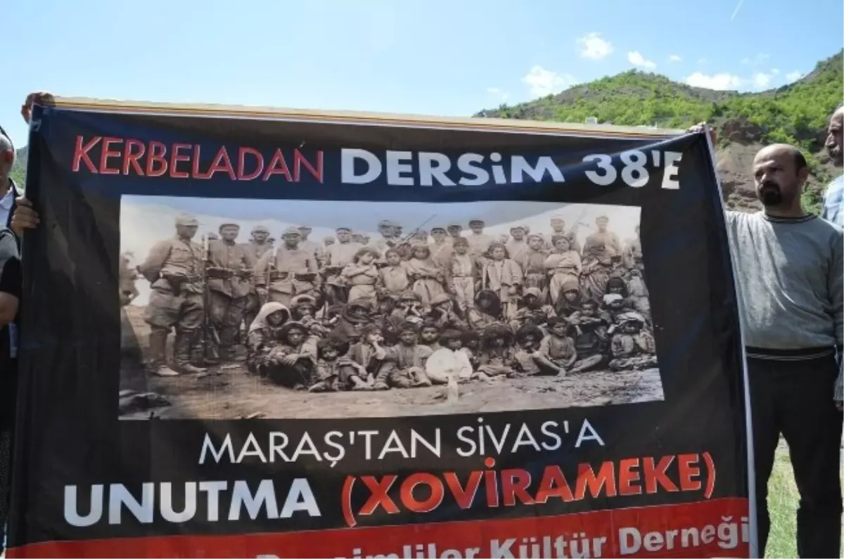 Dersim\'de Ölenler İçin Anma Töreni Düzenlendi