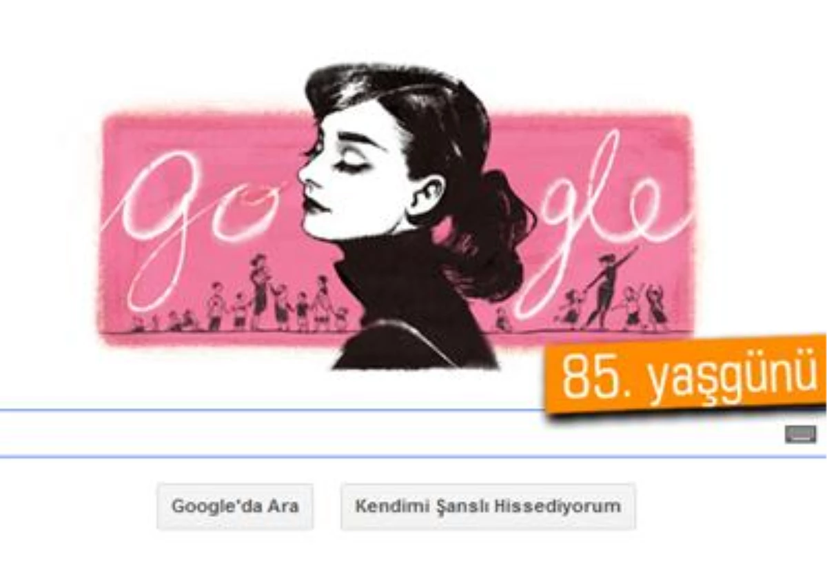 Google, Audrey Hepburn İçin Doodle Hazırladı