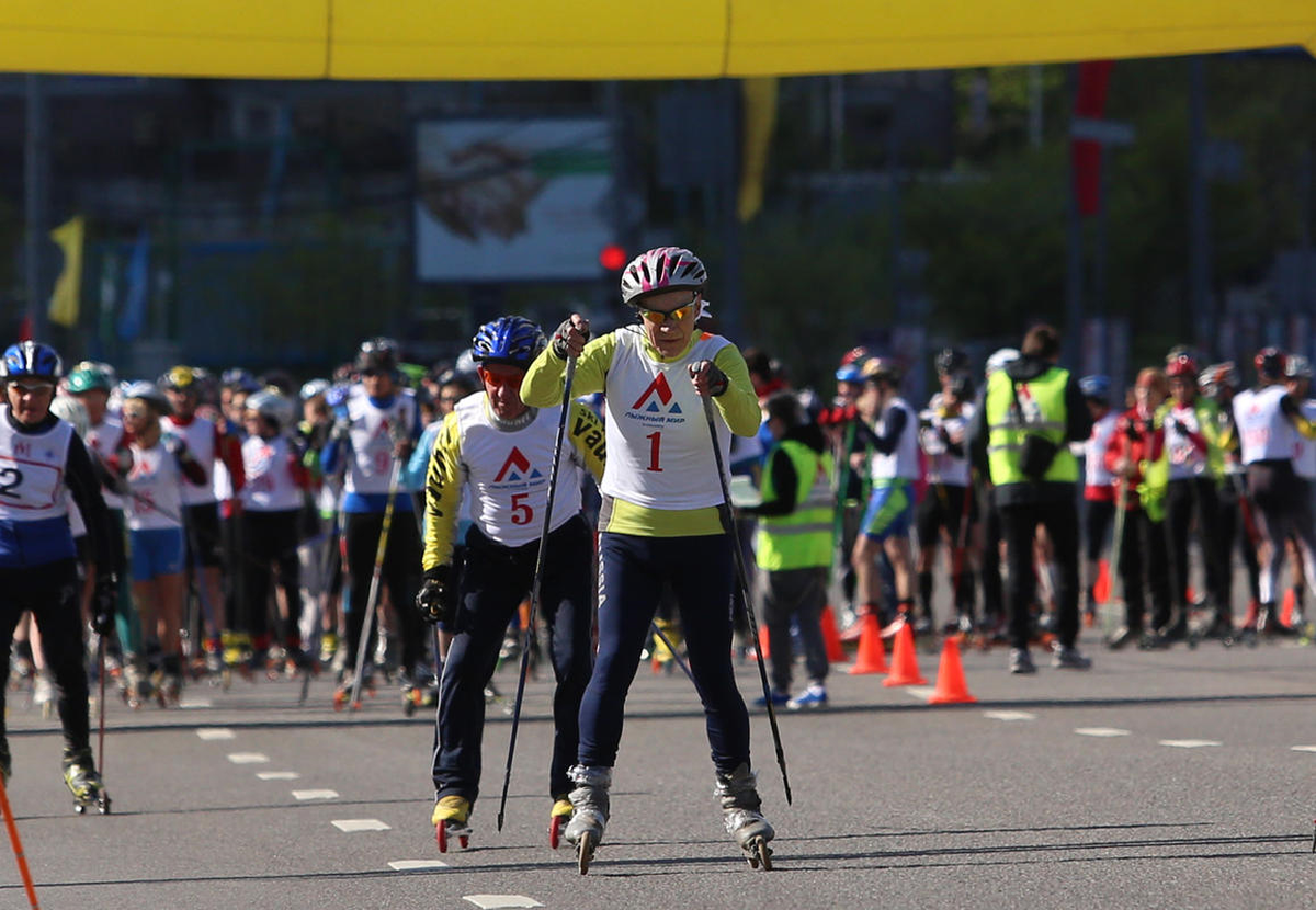 Moskova\'da "Roller Skiing" Turnuvası