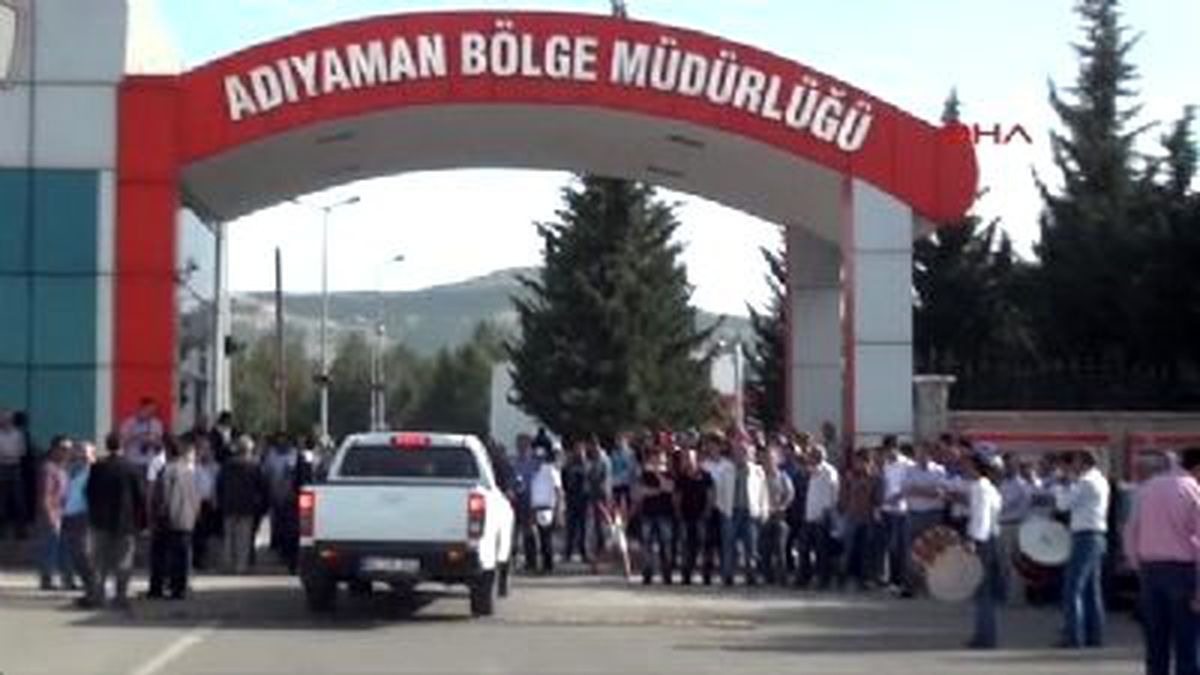 Adıyaman\'da Tpao İşçileri Eylem Yaptı