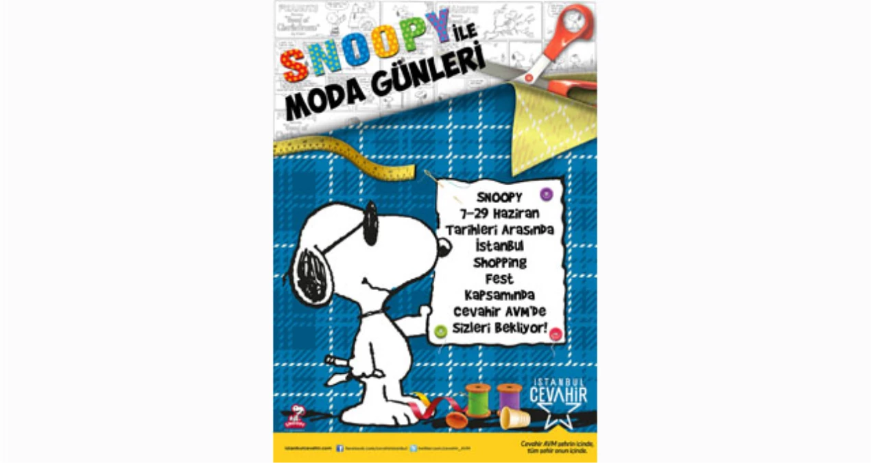 Cevahir AVM\'de Snoopy Moda Günleri