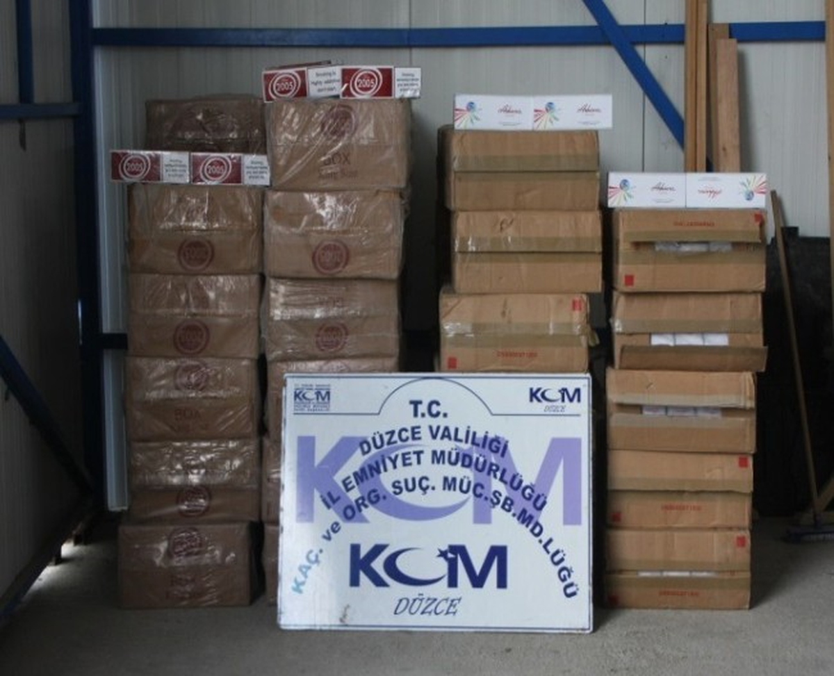 Düzce\'de Kaçak Sigaraya Geçit Yok