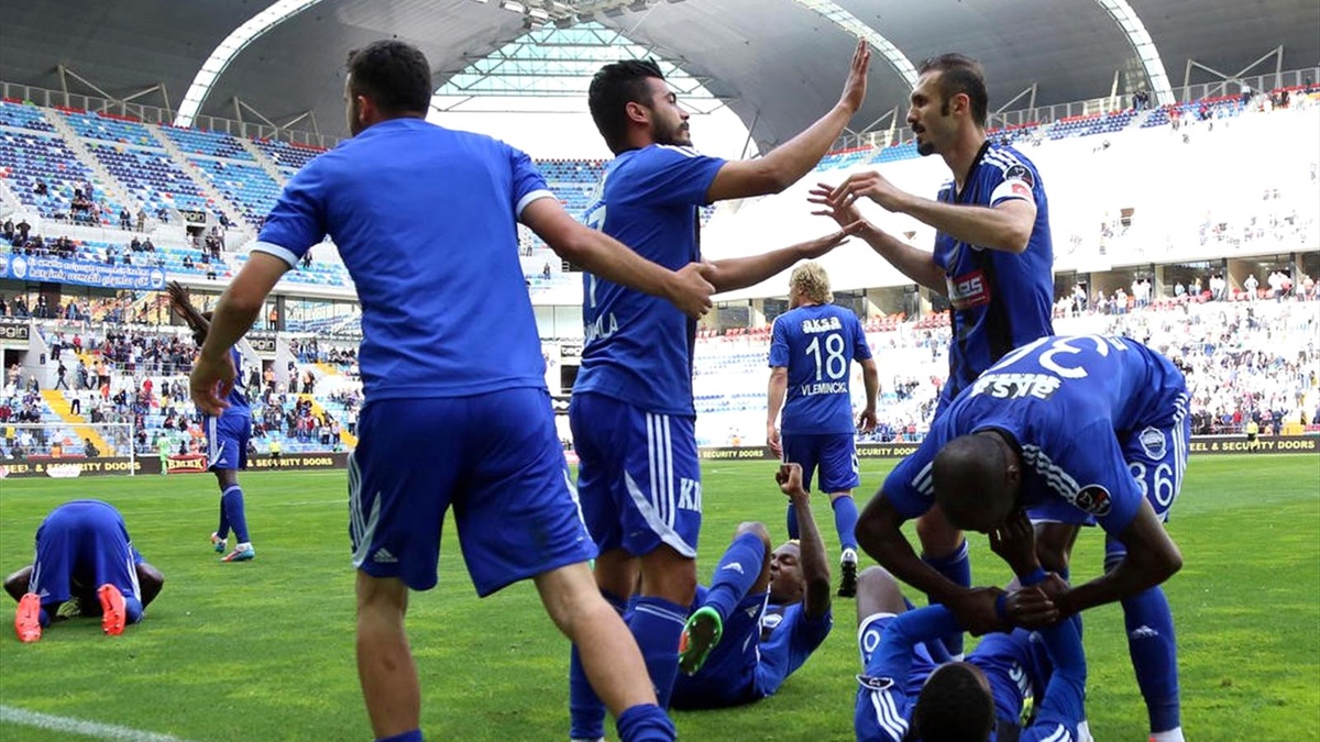 Erciyesspor\'da Gaziantepspor Sevinci