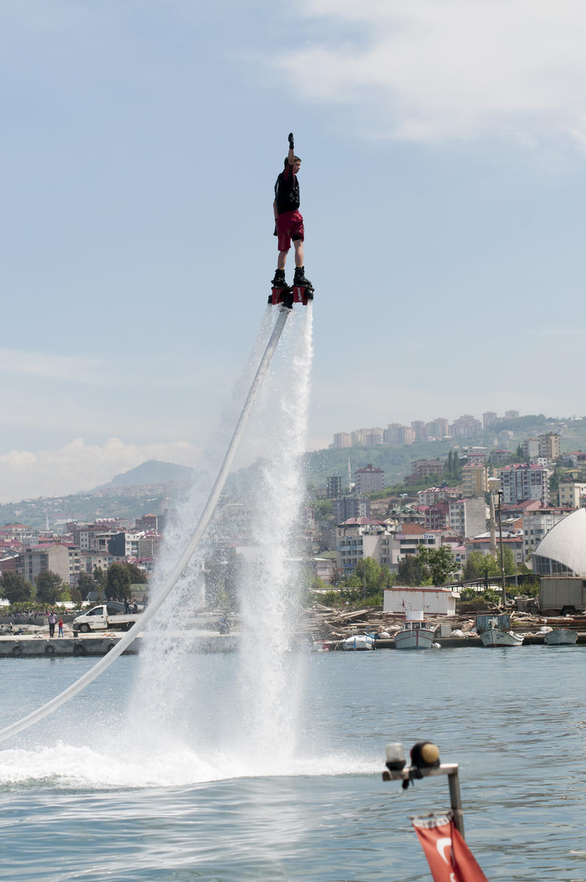 Flyboard Gösterisi Nefes Kesti