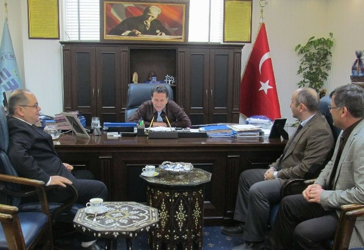 Hastane Yetkilileri Başkan Saka\'yı Ziyaret Etti