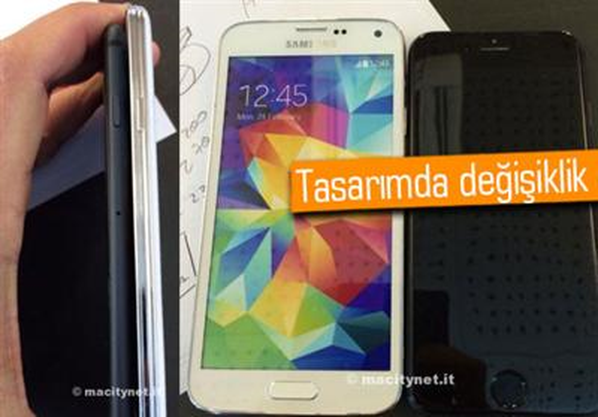 İphone 6 ve Galaxy S5 Yan Yana Görüntülendi