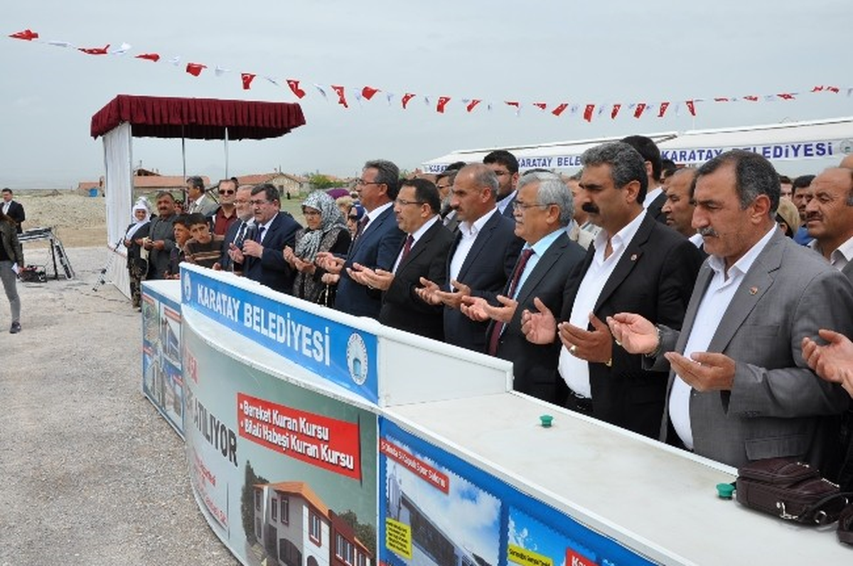 Karatay\'da İki Kur\'an Kursu Temeli Atıldı