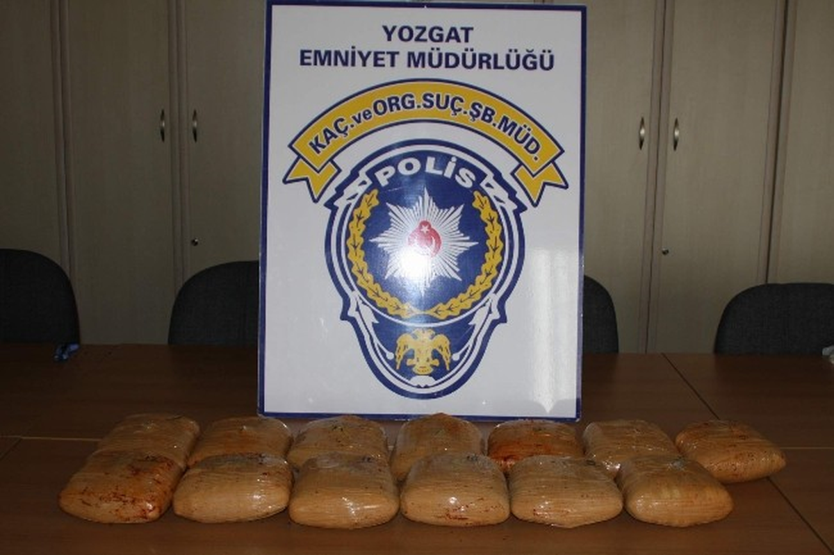 Yozgat\'ta 14 Kilo Toz Esrar Ele Geçirildi