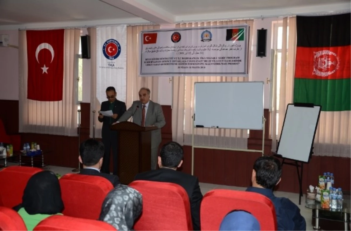 Afganistanlı Öğretmenlere Formasyon Eğitimi