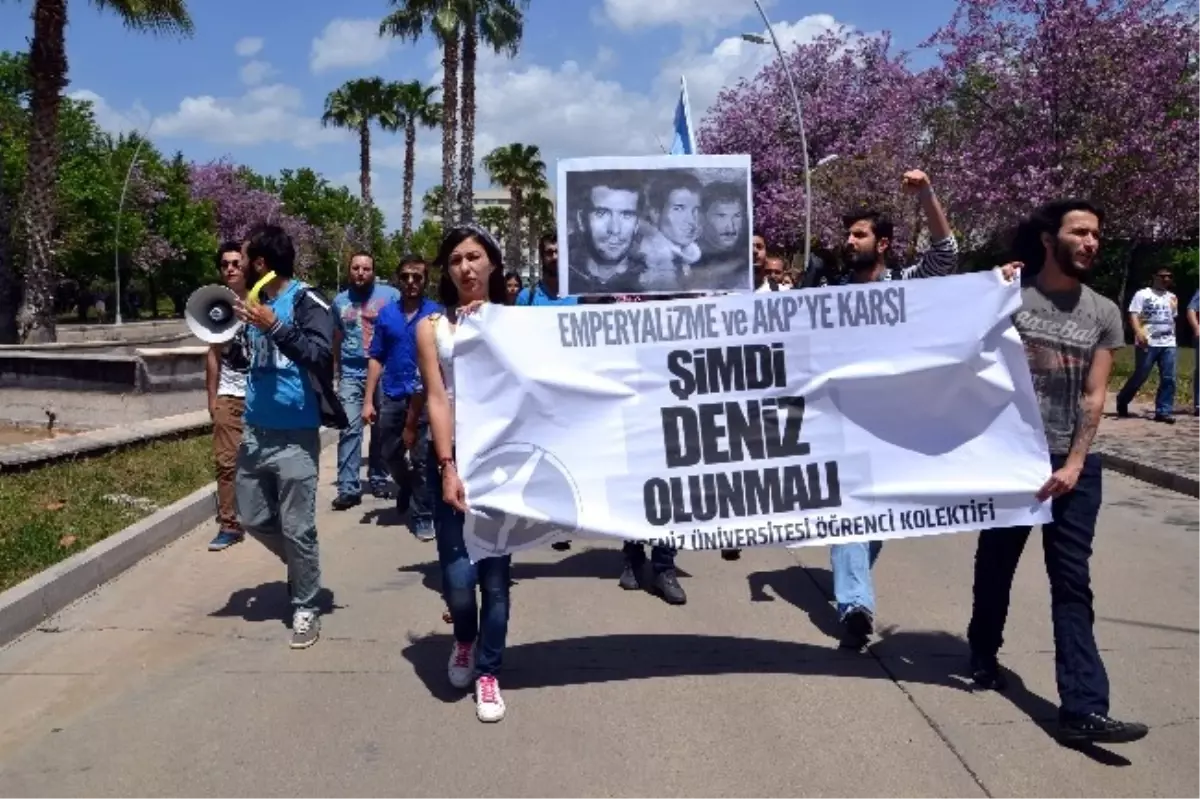 Akdeniz Üniversitesinde Deniz Gezmiş Eylemi