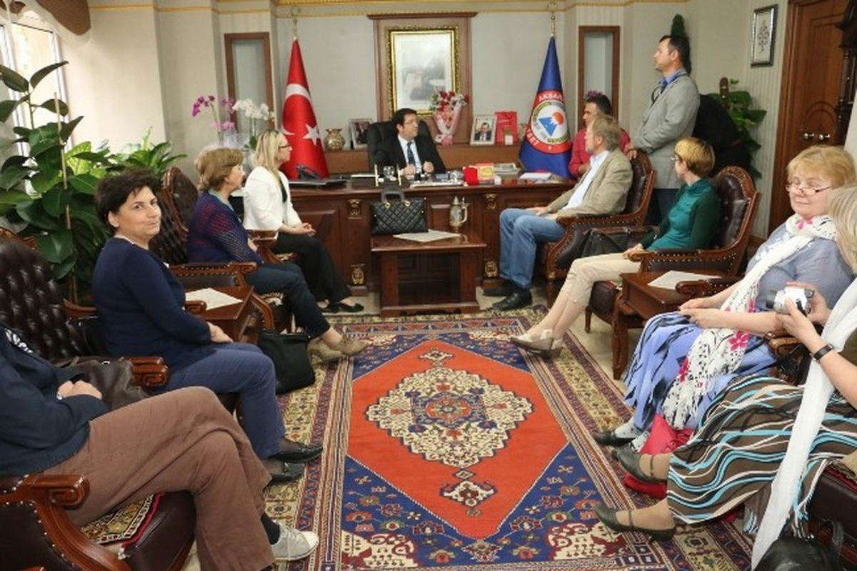Avrupalı Eğitimcilerden Başkan Yazgı\'ya Ziyaret