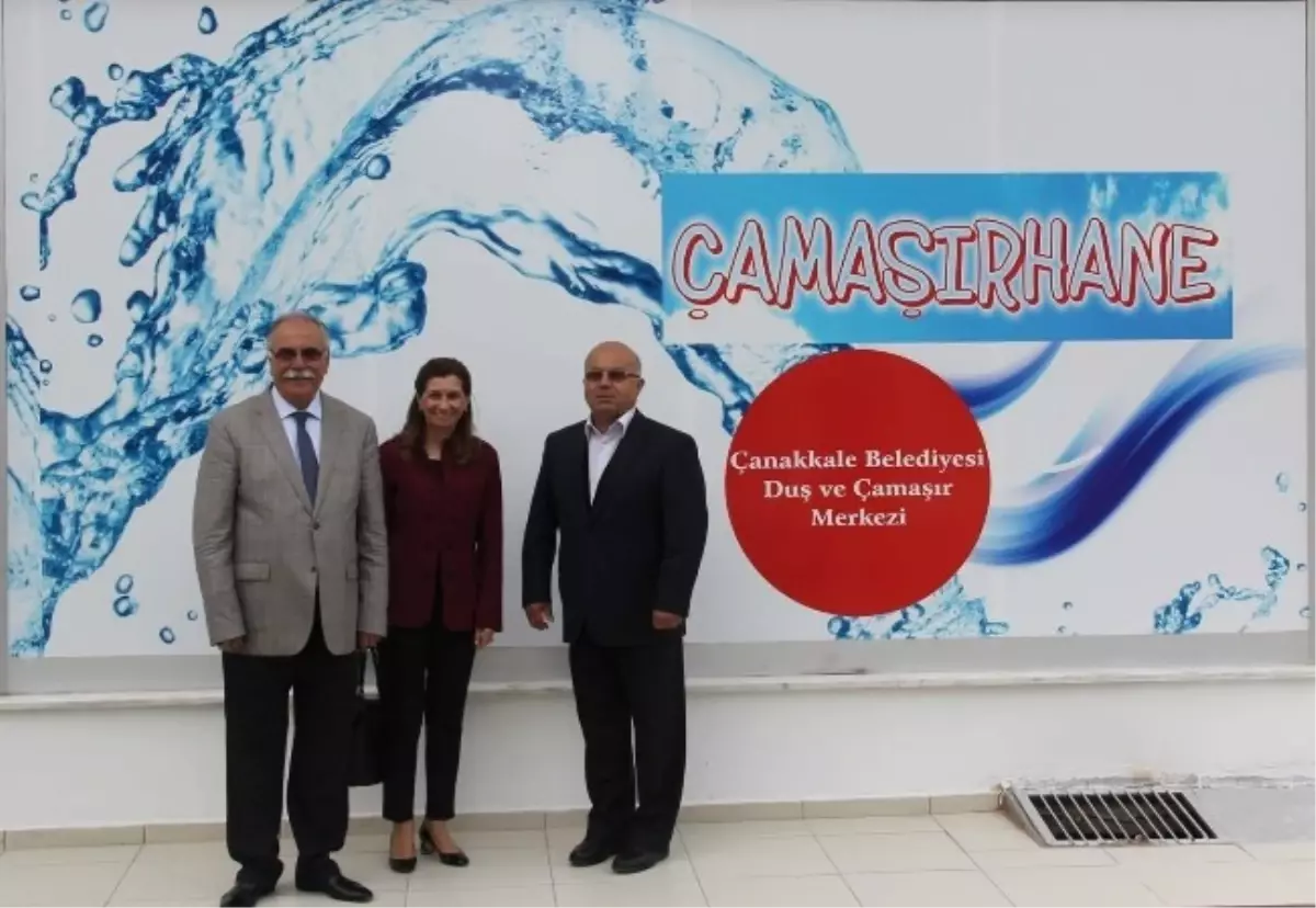 Çanakkale Belediyesinden Çamaşır ve Duş Merkezi