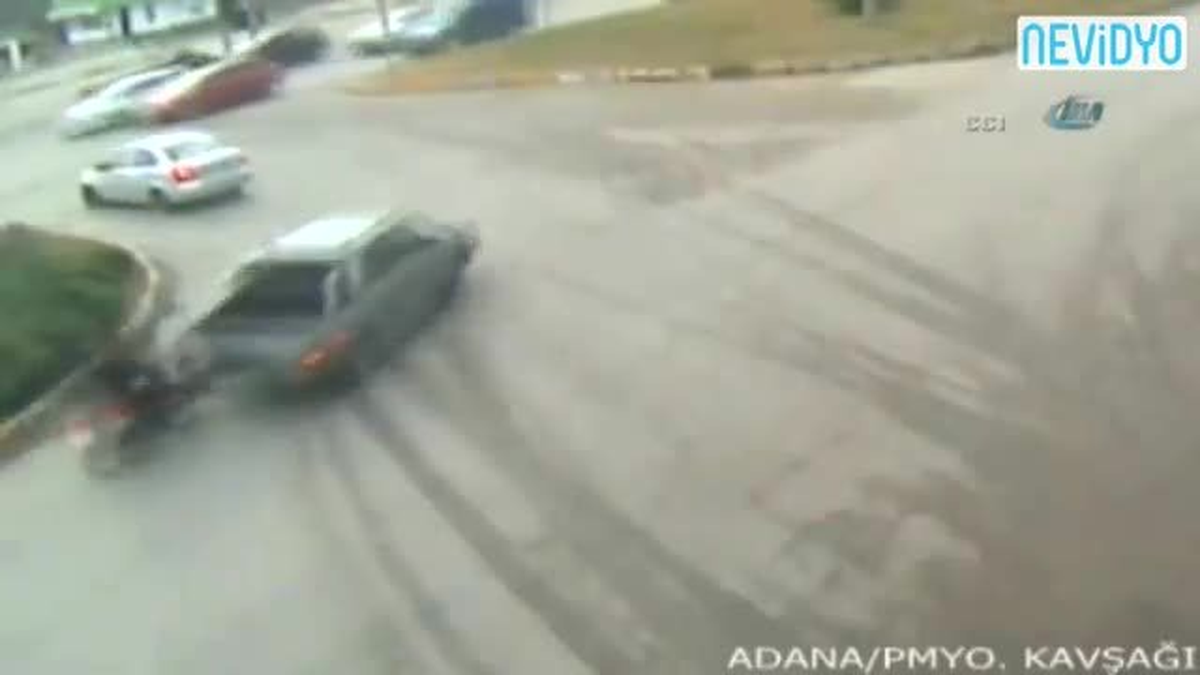 Adana\'da Trafik Kazaları Mobese Kameralarında