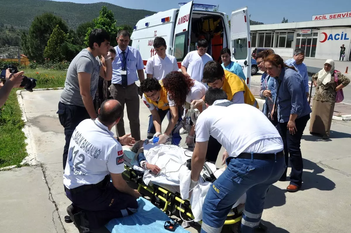 Ambulans Helikopterle Hasta Sevki