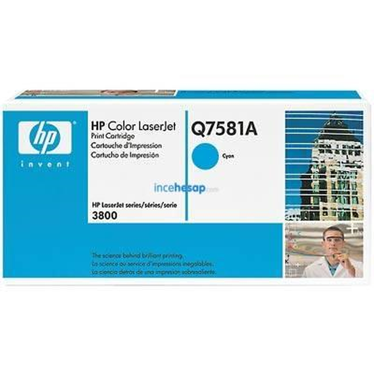 Hp Q7581a Renkli Toner (Hp 3800)