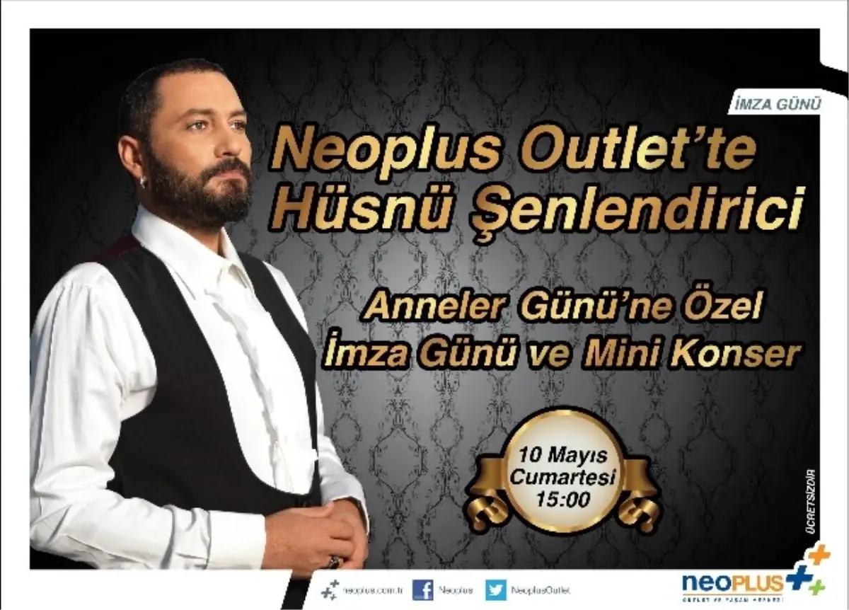 Hüsnü Şenlendirici Neoplus Outlet\'e Geliyor