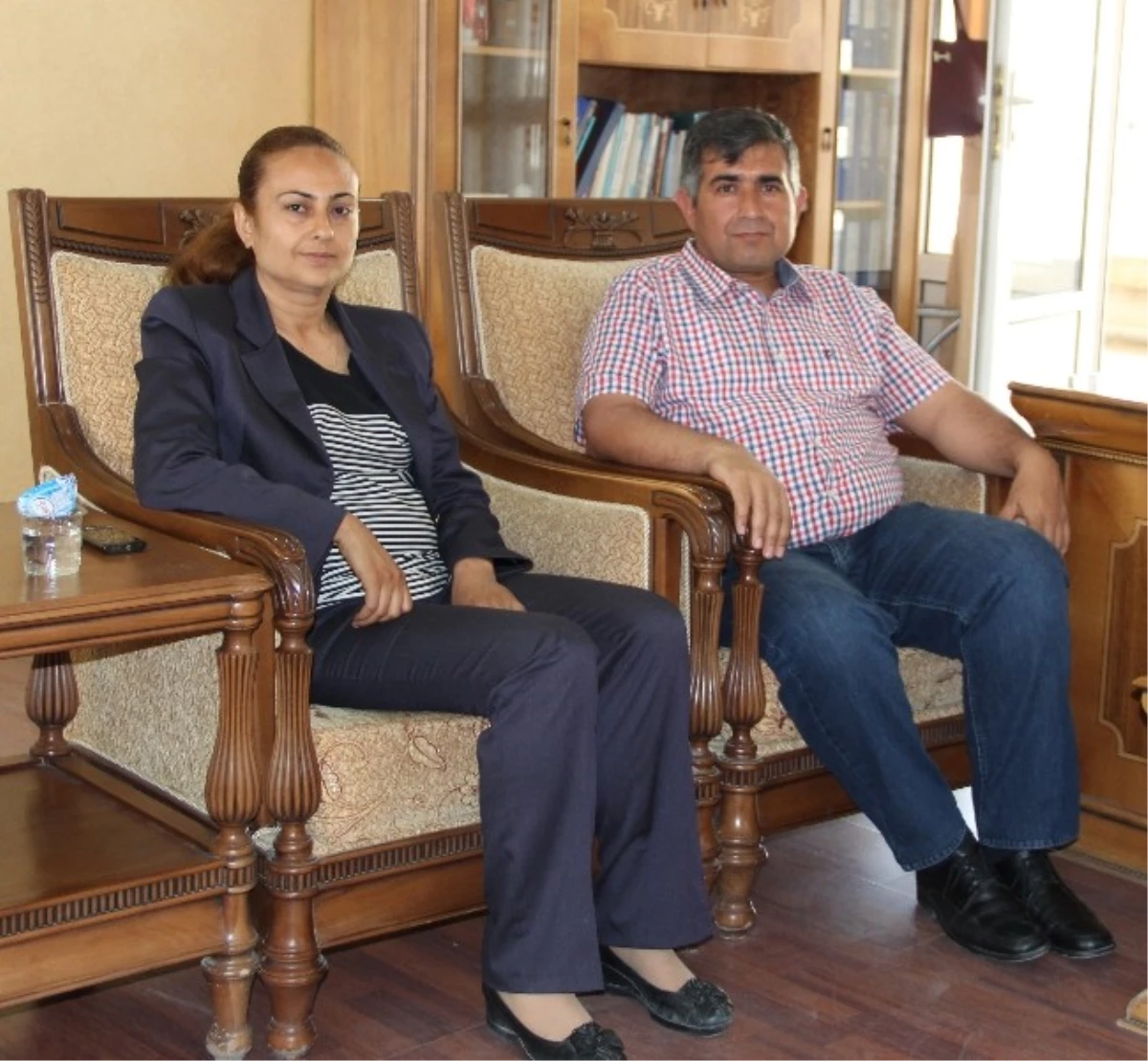 Kaymakam Sönmezay\'dan Silvan Belediye Eş Başkanlarına Hayırlı Olsun Ziyaret
