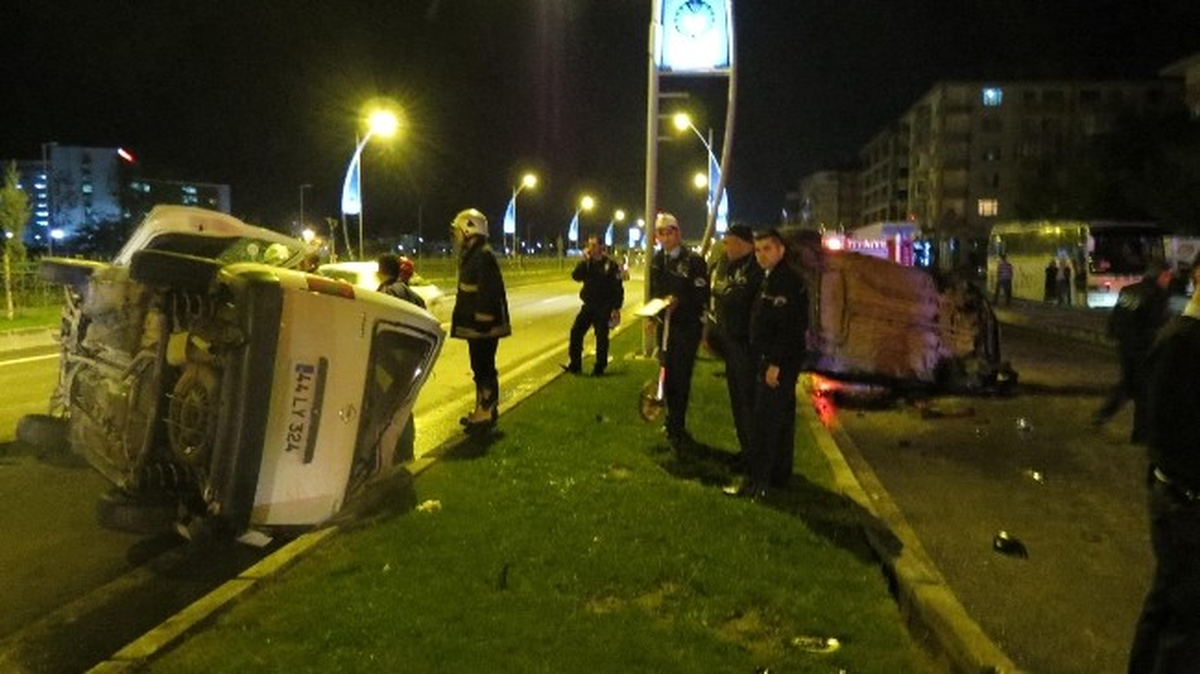 Malatya\'da Trafik Kazası: 7 Yaralı