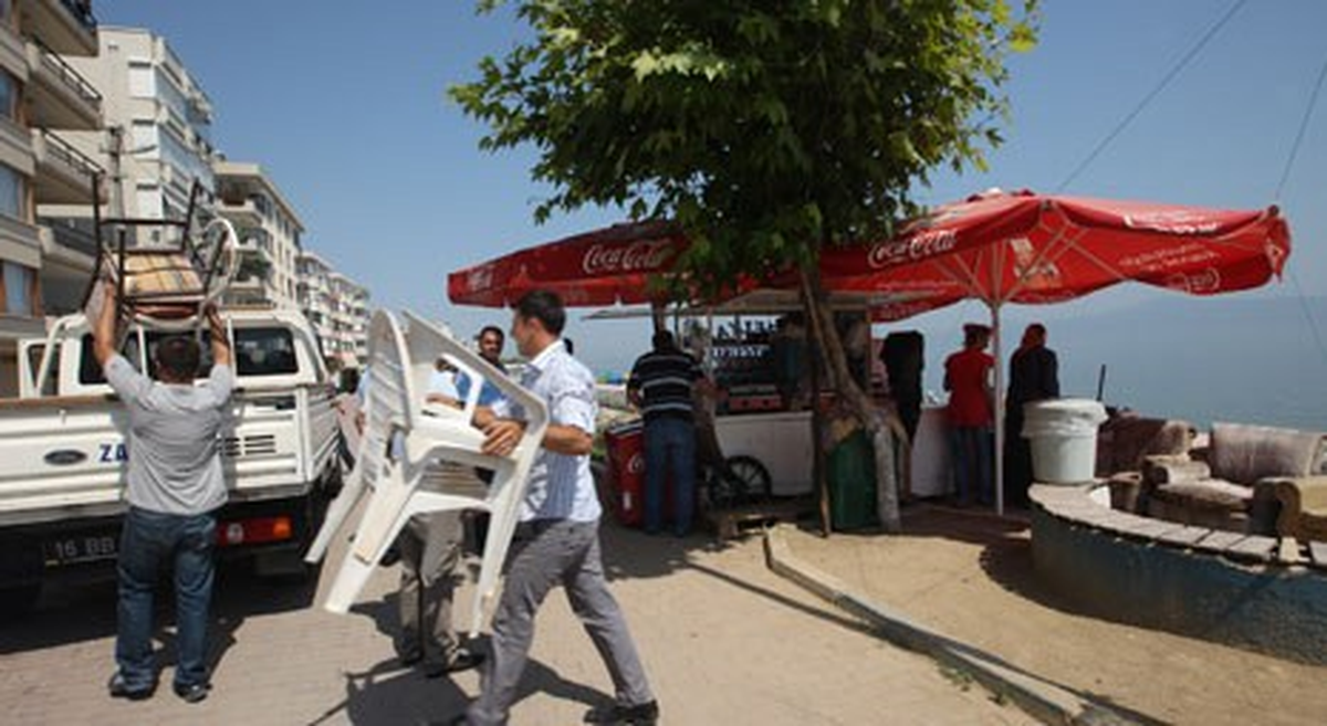 Mudanya Sahilindeki Seyyar Satıcılara Düzenleme