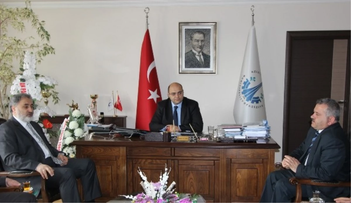 Müftü Çınar\'dan Başkan Orhan\'a Ziyaret