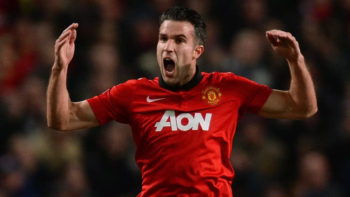 Robin Van Persie, Old Trafford\'da Becerilerini Sergiledi